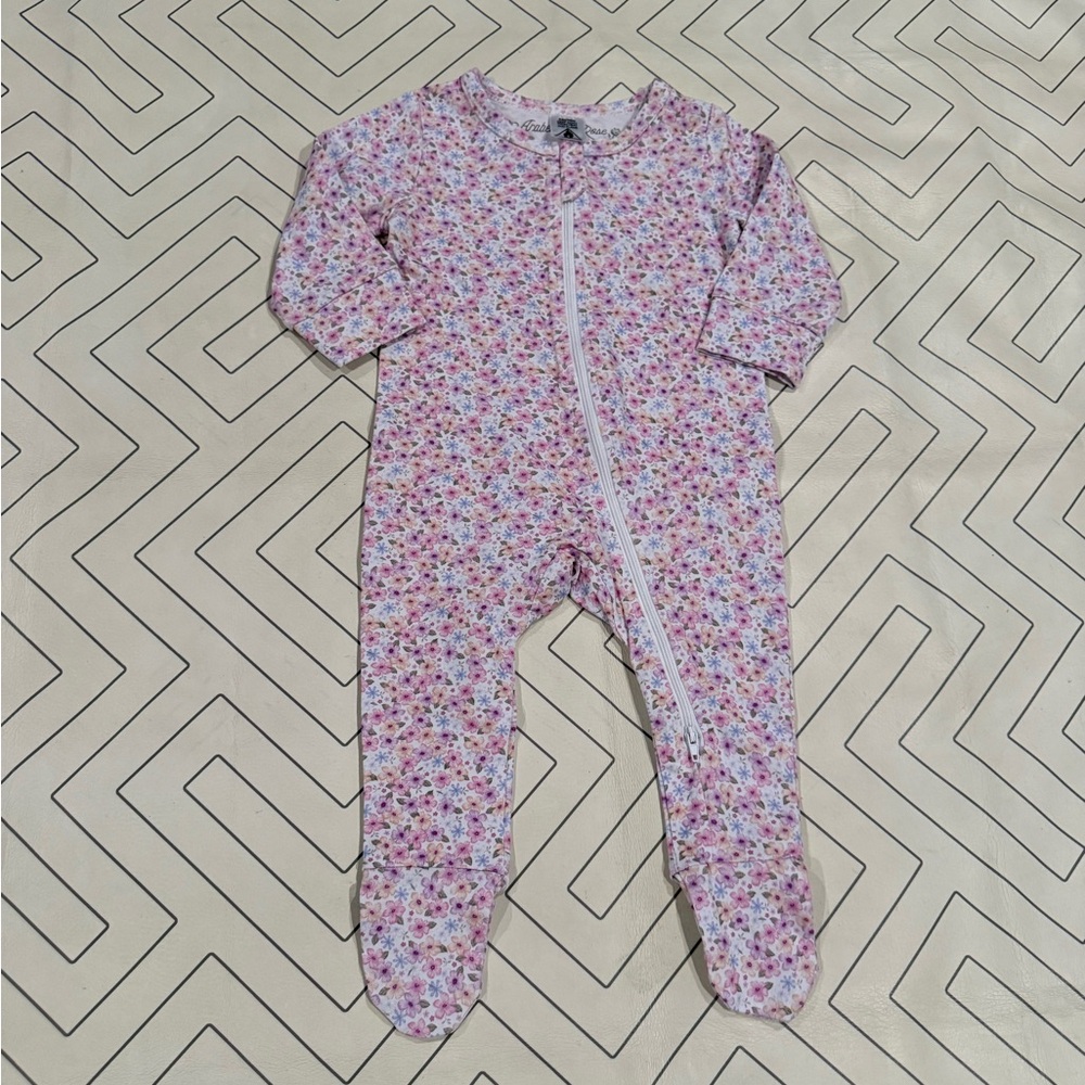 New Arabella and Rose Floral Footie Pajama